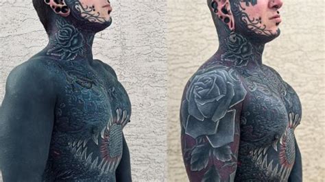 La curiosa historia del hombre más tatuado del。